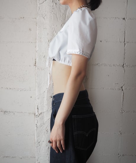 1980's Euro Tyrolean Short Blouse WH