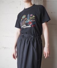 HONG KONG Embroidery Souvenir Tee BK