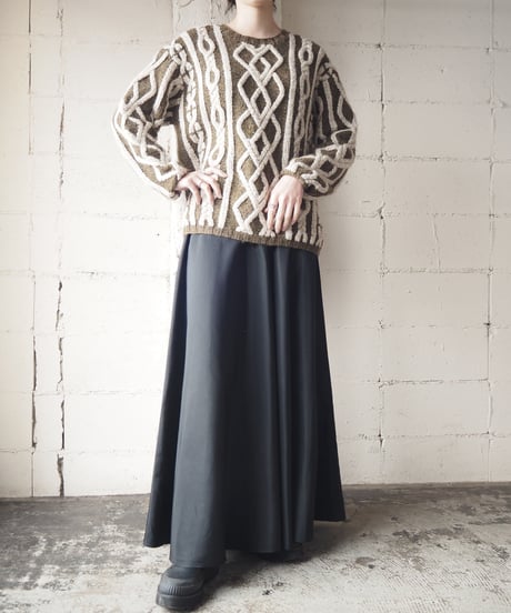 3D Bicolor Fisherman Knit BRIV