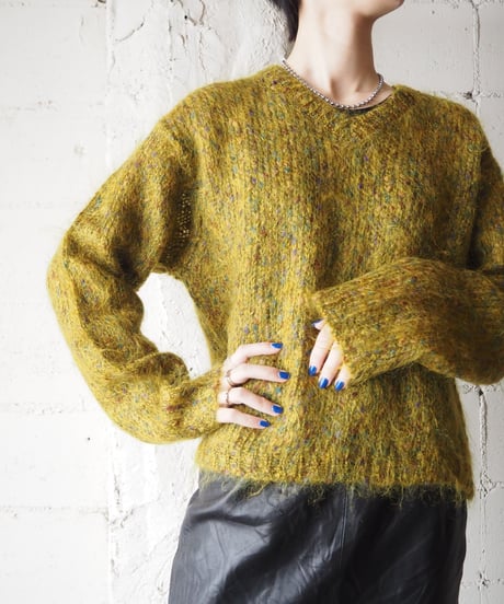 Mix Color Mohair Sweater YE