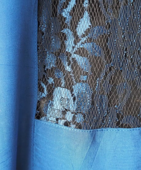Back Lace Switching Shirt BL