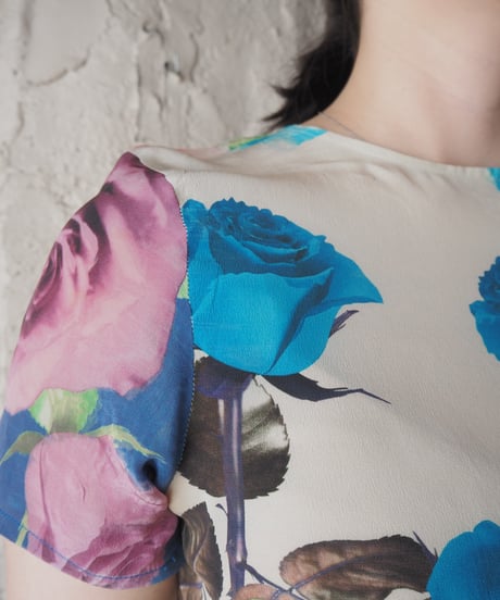 shakuhachi Floral Silk Top IV