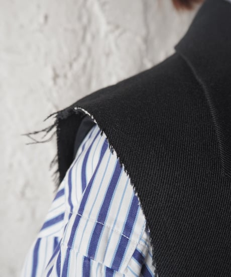 Remake Tailored Jacket Vest BK