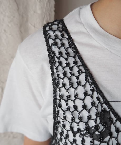 Beads Crochet Tank Top BK