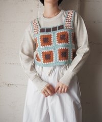 Granny Square Bustier LBL OR BR