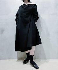 Yohji Yamamoto Deformation Cotton Dress BK
