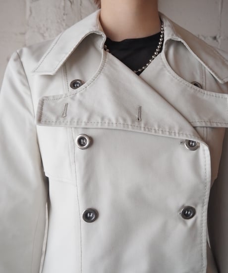 1960~70's Square Collar Double Breasted Coat IV