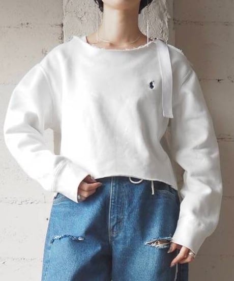 REMAKE Ralph Lauren Cropped Sweat WH