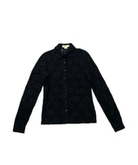 MICHAEL KORS Long Sleeve Lace Shirt BK