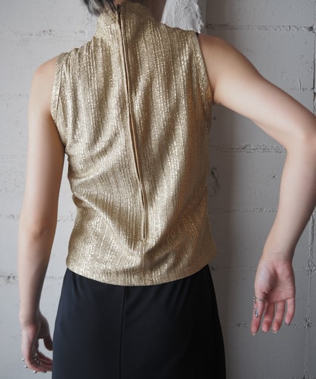 1970's Sleeveless Mock Neck Tops GO
