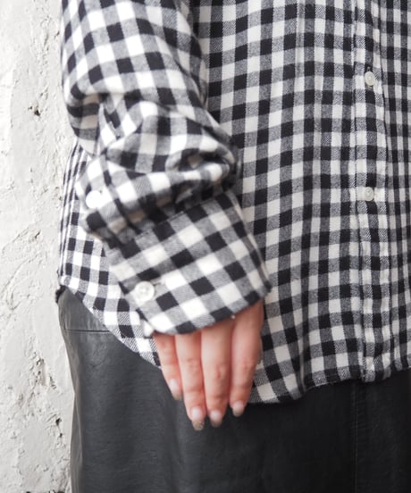 Ralph Lauren Rayon Check Shirt BK WH