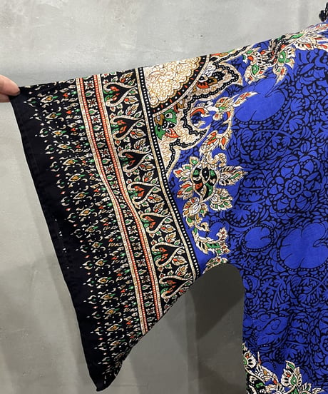 China Button Batik Dress BL