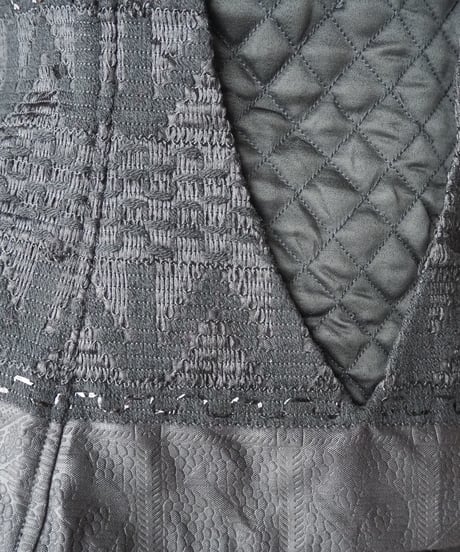 Hand Made Various Material Switching Tops BK