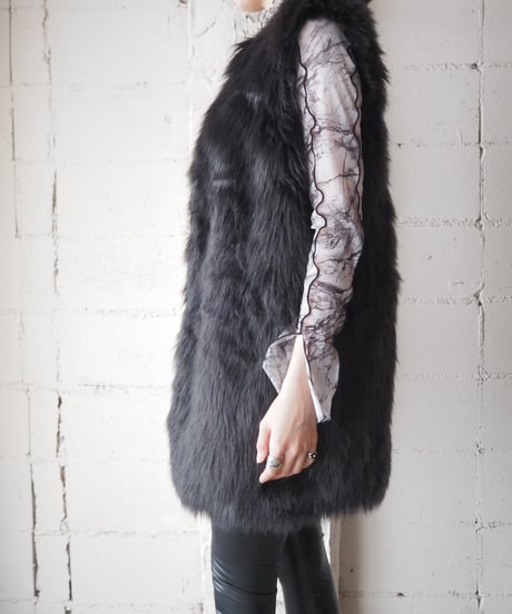 Ralph Lauren Fur Vest BK