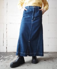 Levis Back Belted Denim Skirt BL
