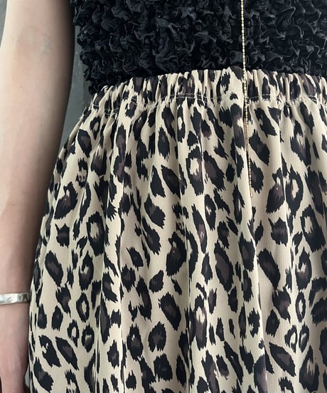 Leopard Pattern Easy Skirt BEBK