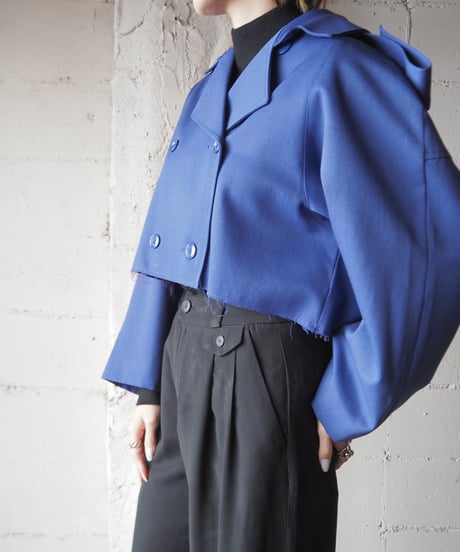 REMAKE Short Trench Jacket PUR