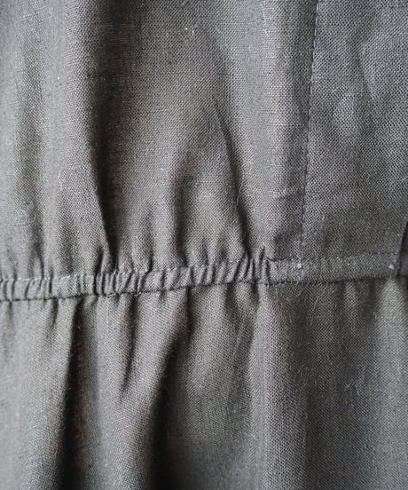 Collarless Flared Dress BK
