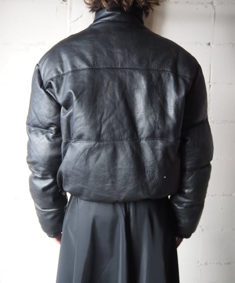 Leather Down Jacket BK