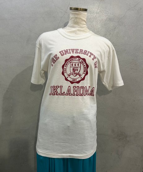 THE UNIVERSITY OF OKLAHOMA Print Tee WH RE
