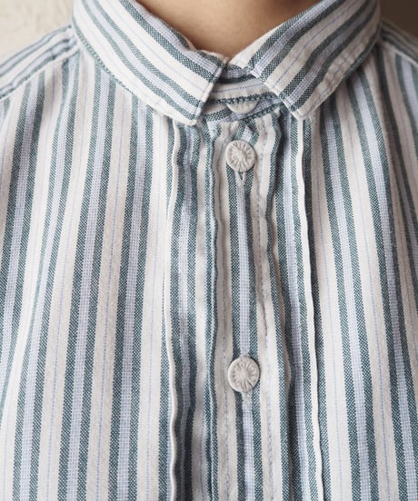 EURO Stripe Tyrolean Shirt BLWH