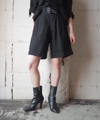 1960's Italy Gurkha Shorts Piece Dyeing BK