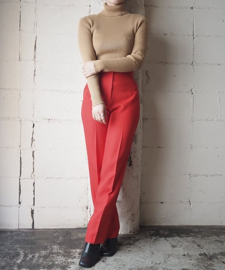 LAUREN Rib Turtle Neck Knit BE