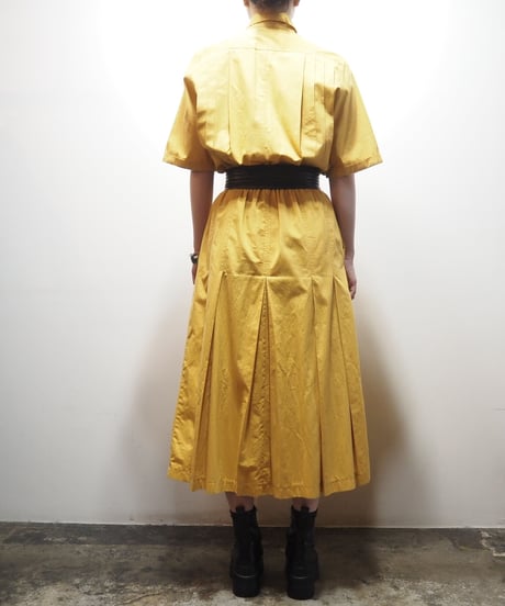 Pleated Shirt Dress YE