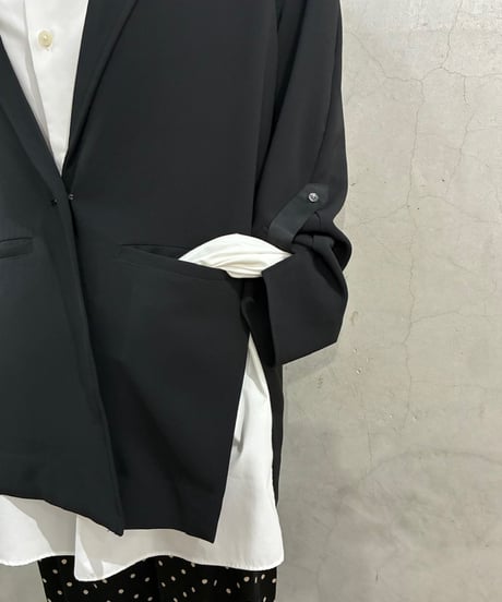 ARMANI EXCHANGE Slit Design Tailored Jacket BK