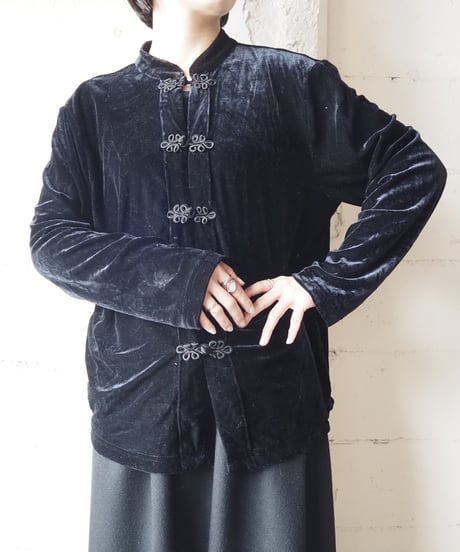 Velour China Shirt BK