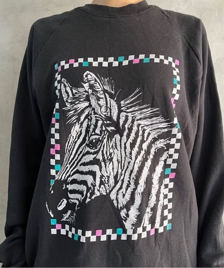 Zebra Printed Sweat BKWH