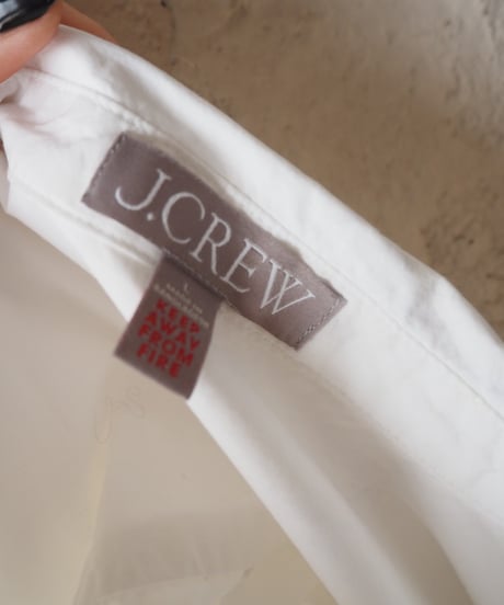 J.CREW Pintuck Cotton Shirt WH