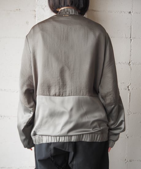 GUESS Satin Collarless Jacket KA