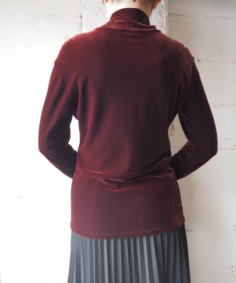 BANANA REPUBLIC Mock Neck Velour Cutsewn WIN