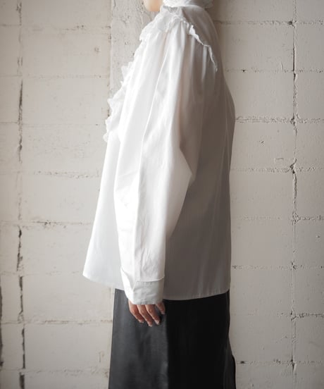 1970‘s Cut Work Frill Blouse WH
