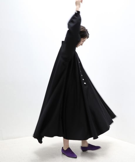 【Orfeo ORIGINAL】 Circular Dress BK