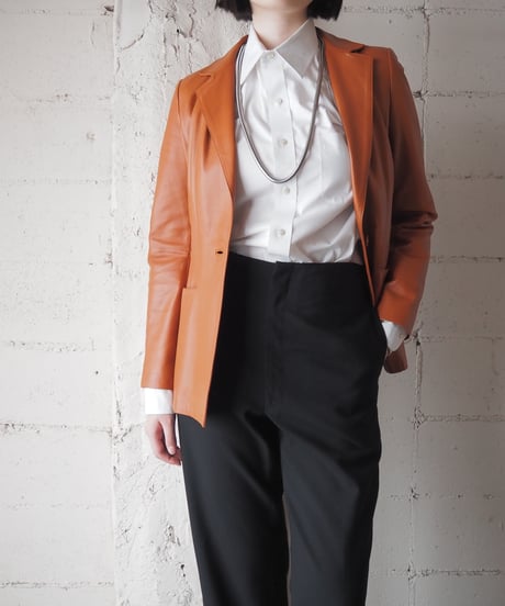 LOEWE Lamb Leather Tailored Jacket OR