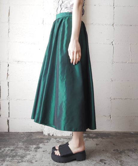 PATRA satin flared skirt GW