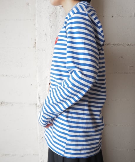PLAY COMME des GARÇONS Stripe Tee BLWH
