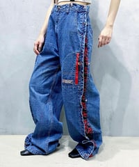 90's PACO JEANS Side Snap Denim Pants BL