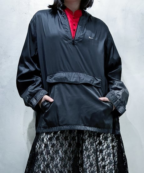 NIKE Nylon Anorak Jacket BK