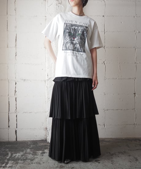 'TOWN CATS' Tee WH