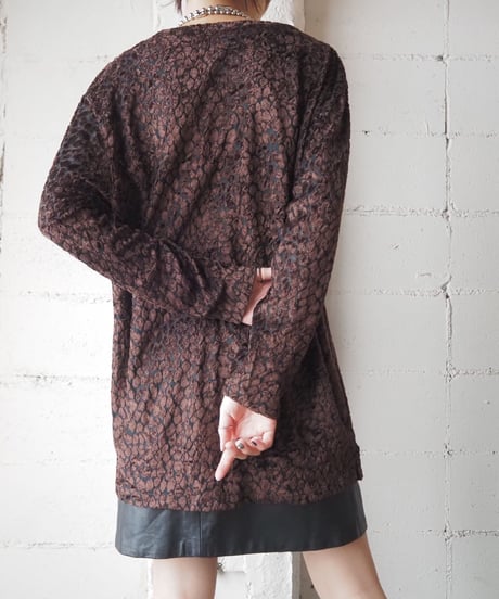 Pattern Velour Cutsewn BR