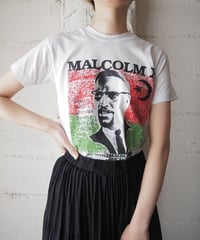 MALCOLMX Print Tee WH RE GN