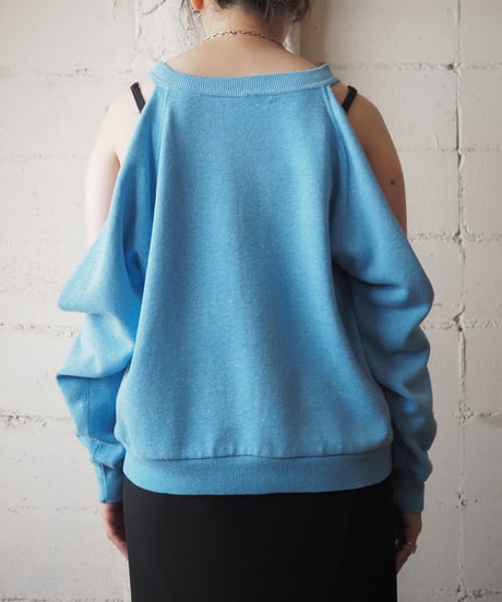 REMAKE Cutout Shoulder Sweat LBL