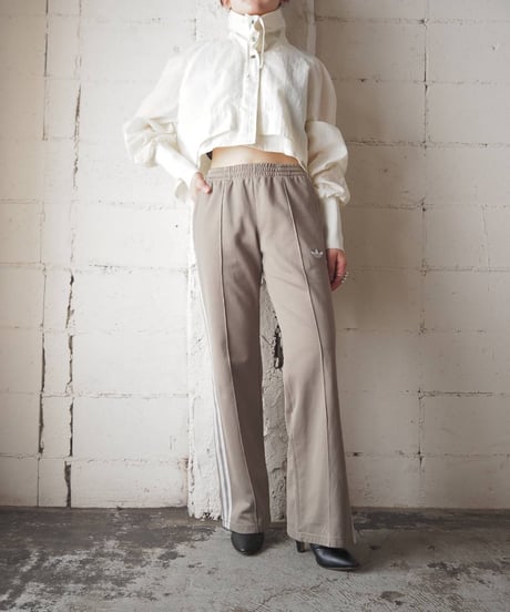 Remake High Neck Rib Cuff Short Jacket WH