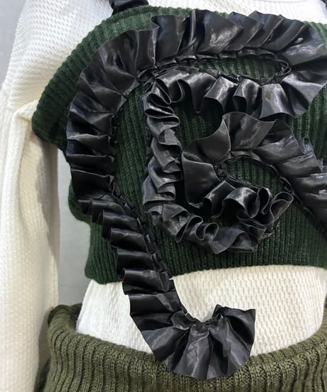 REMAKE Command Knit Frill Bustier KA