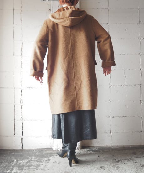 Alpaca Mix Hooded Coat CM