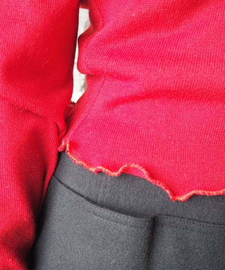 DKNY Mellow Hem Mock Neck Knit RE