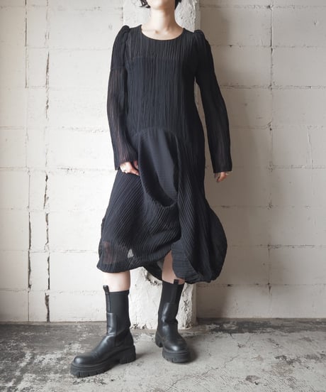 Chloé Transform Pleated Dress BK